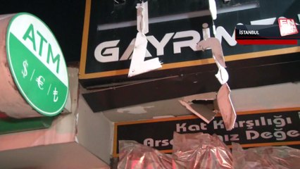 Başakşehir’de, hamile yengesini öldüren zanlının iş yerini yağmaladılar