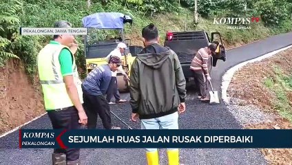 Sejumlah Ruas Jalan Rusak Diperbaiki