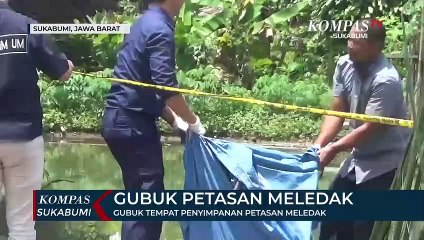 Gubuk Tempat Penyimpanan Petasan Di Sukabumi Petasan Meledak