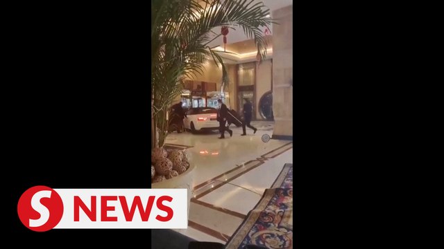 “Fast & Furious” - hotel guest smashes car into Shanghai hotel