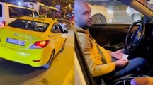 Turistlerden fazla para isteyen taksici, polis çağrılınca kaçtı