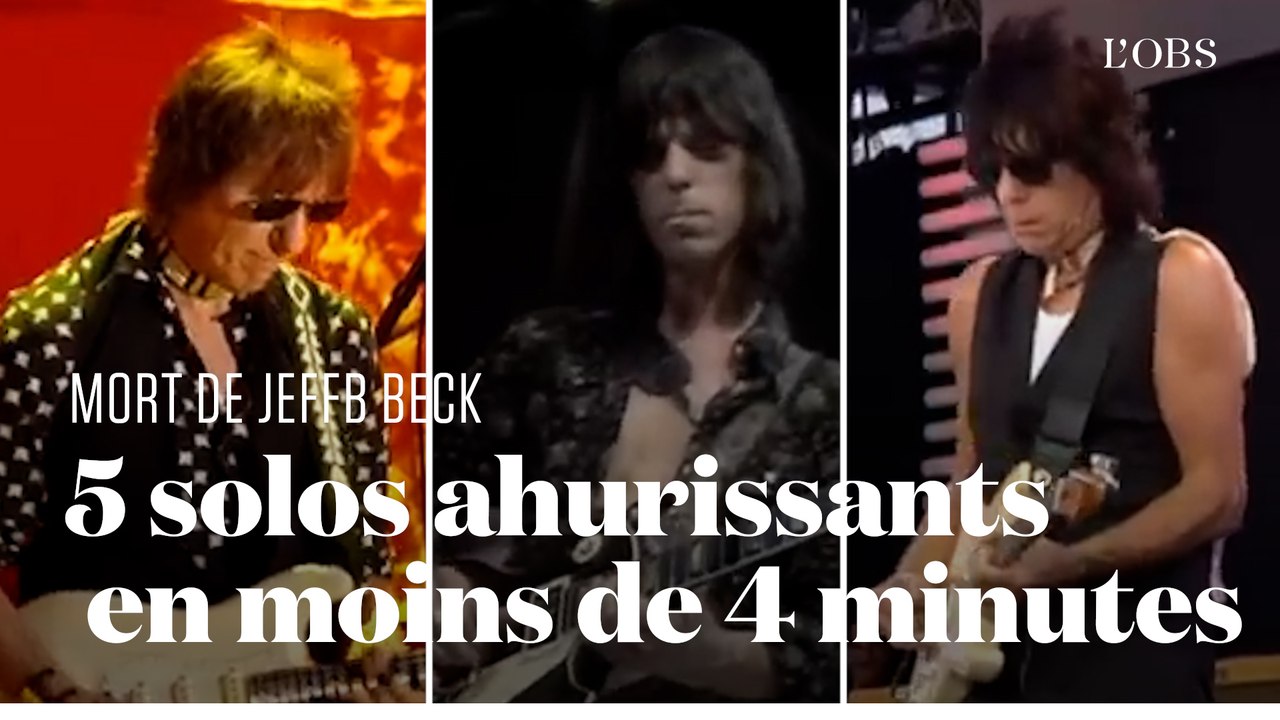 Mort de Jeff Beck : les 5 solos légendaires du guitariste des Yardbirds