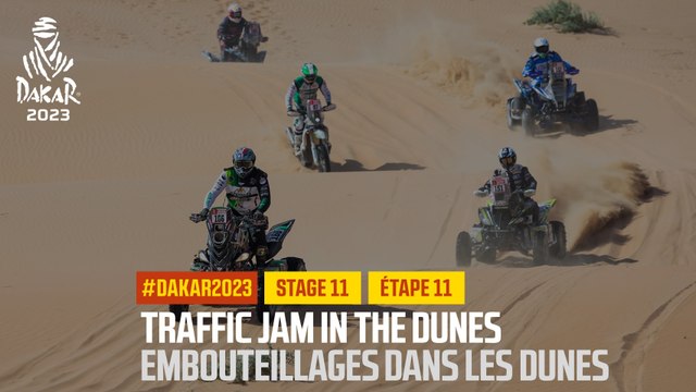 Traffic jam in the dunes / Embouteillage dans les dunes - Étape 11 / Stage 11 - #Dakar2023
