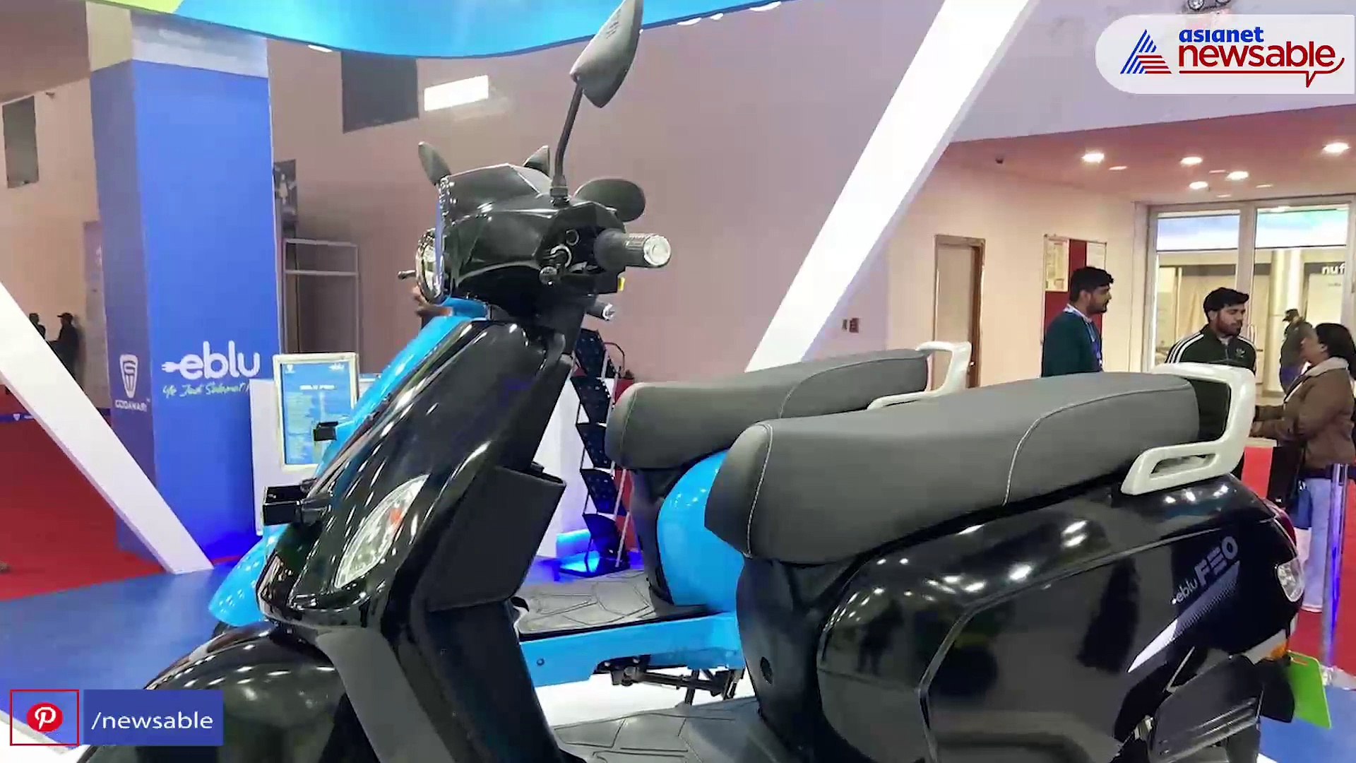 Auto Expo 2023: Godawari Electric Motors unveils Eblu Feo prototype