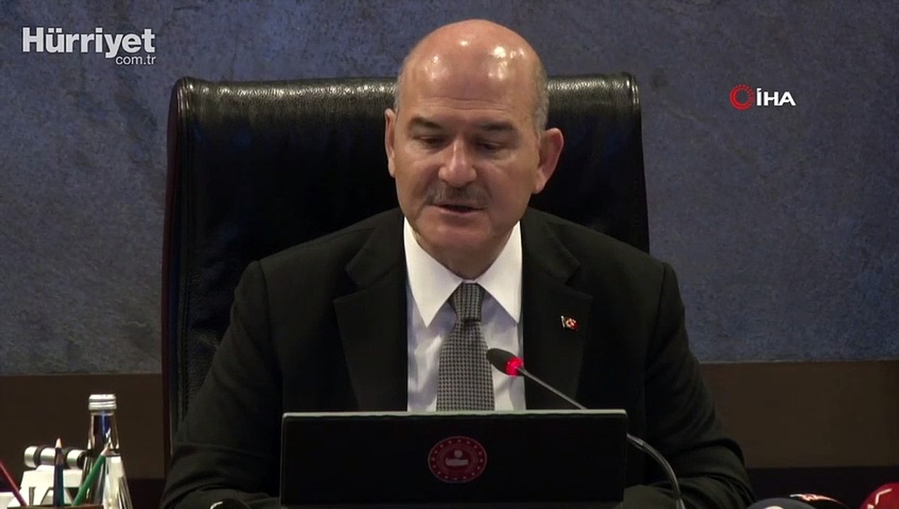 Bakan Soylu, 'Sahil Güvenlik Değerlendirme Toplantısı'nda konuştu