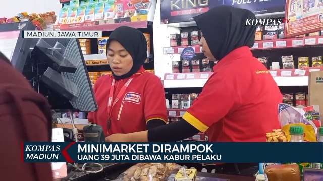 Minimarket Dirampok, Uang 39 Juta Dibawa Kabur Pelaku