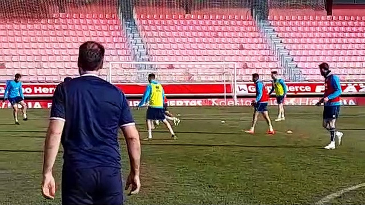 Zarzana ya se entrena con el CD Numancia