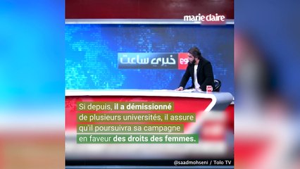 Ismail Mashal proteste  contre le régime taliban en direct de la télévision afghane