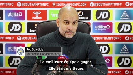 Guardiola : "On a passé une mauvaise soirée"