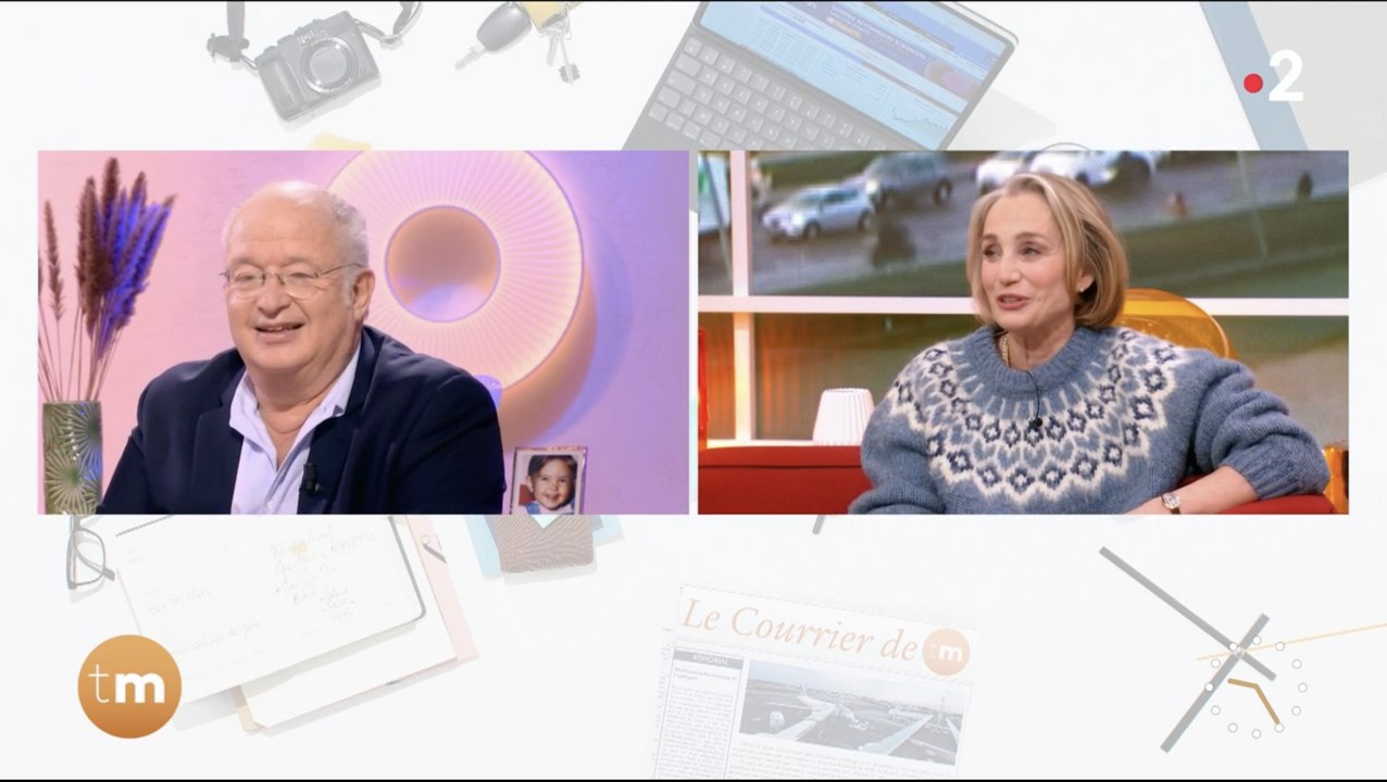 Kristin Scott Thomas se retrouve par hasard face à François Olivennes… son ex-mari