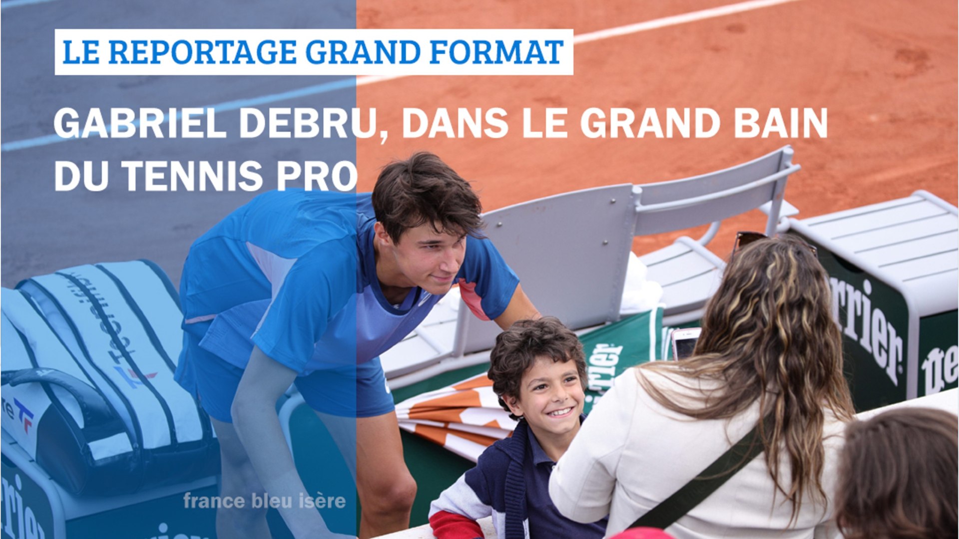 GRAND FORMAT - Gabriel Debru, dans le grand bain du tennis pro
