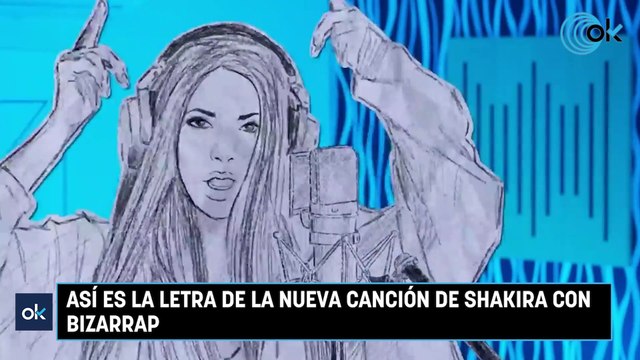 Así es la letra de la nueva canción de Shakira con Bizarrap