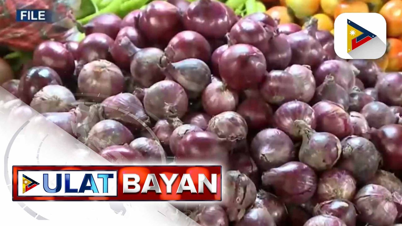 Anihan ng sibuyas, umaarangkada na sa Bayambang Pangasinan.  Maganda farm gate price ngayon ng sibuyas, ikinatuwa ng ilang magsasaka na ngayon pa lang bumabawi mula sa pagkalugi nakaraang anihan bunsod ng bagyo, harabas, at tindi ng kumpetisyon sa importe