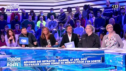 Une retraitée explique qu'elle a perdu son emploi à cause de Cyril Hanouna dans TPMP le mercredi 11 janvier 2023 sur C8