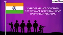 Indian Army Day 2023 Quotes and Sayings: Share Messages, Images and HD Wallpapers on This Day