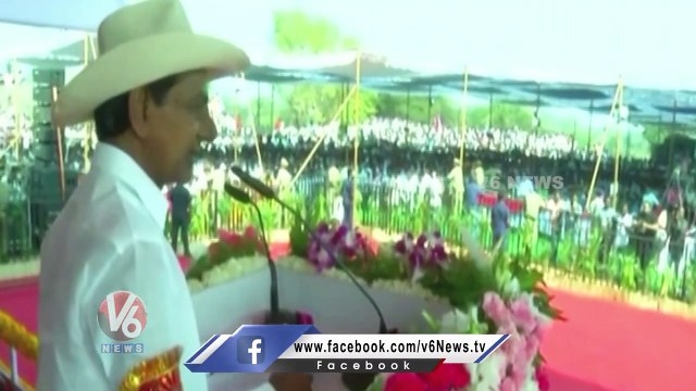 CM KCR Announced Govt Engineer College & 50 Crore Fund To Mahabubabad _ V6 News