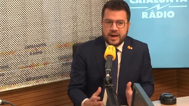 Pere Aragonés saca pecho por la reforma del código penal: Nosotros somos responsables del texto