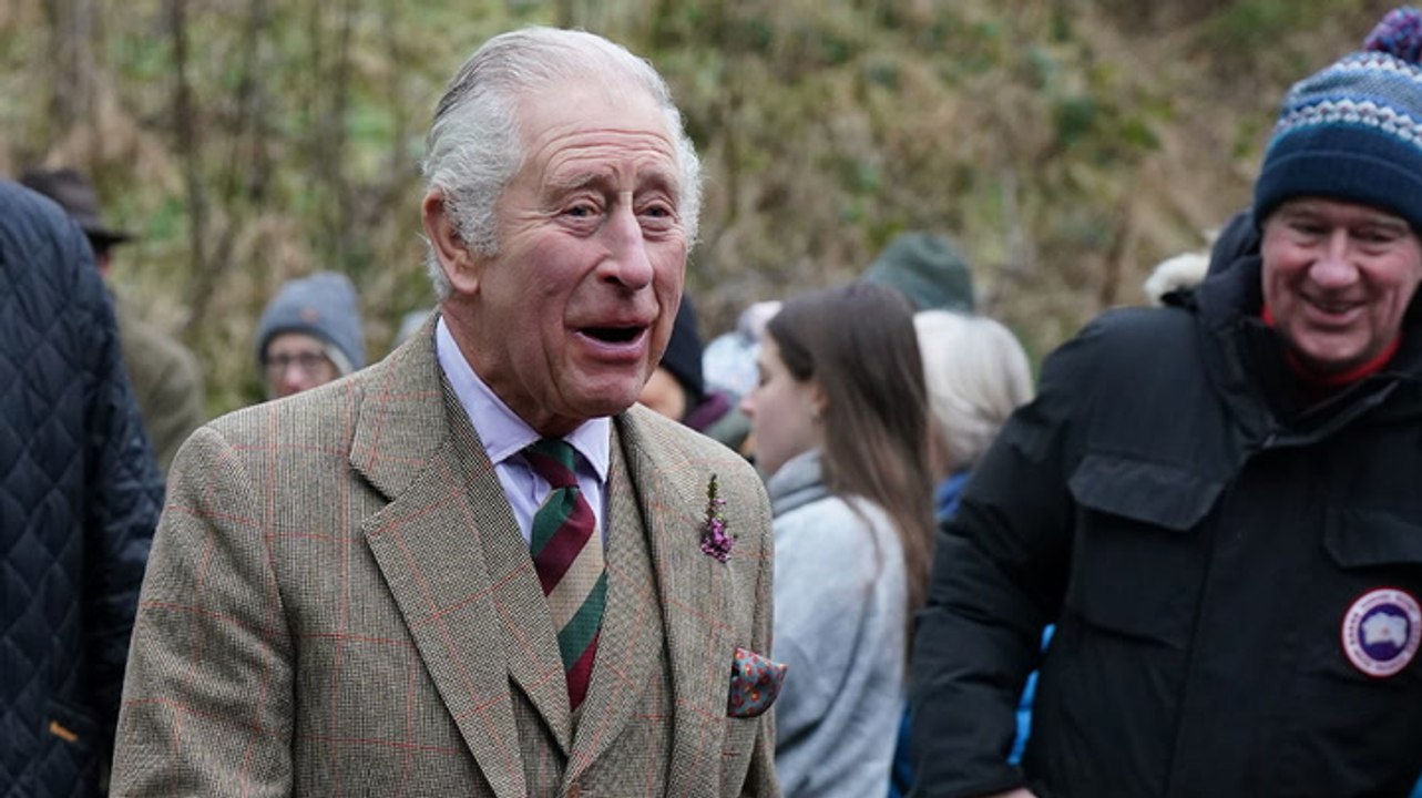 King Charles greets crowds during first royal engagement since Prince Harry drama