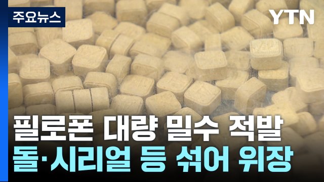 수족관용 돌·시리얼이 알고 보니 마약...90만 명분 밀수 조직 적발 / YTN