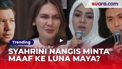 Cek Fakta: Di Depan Umum Syahrini Nangis Minta Maaf ke Luna Maya, Istri Gading Peluk Syahrini?