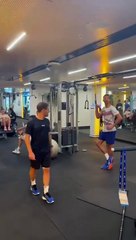 El simpático guiño de Djokovic y Schwartzman a Lionel Messi.