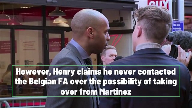 Henry denies applying for Belgium job
