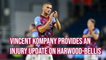 Vincent Kompany provides an injury update on Man City loanee Taylor Harwood-Bellis