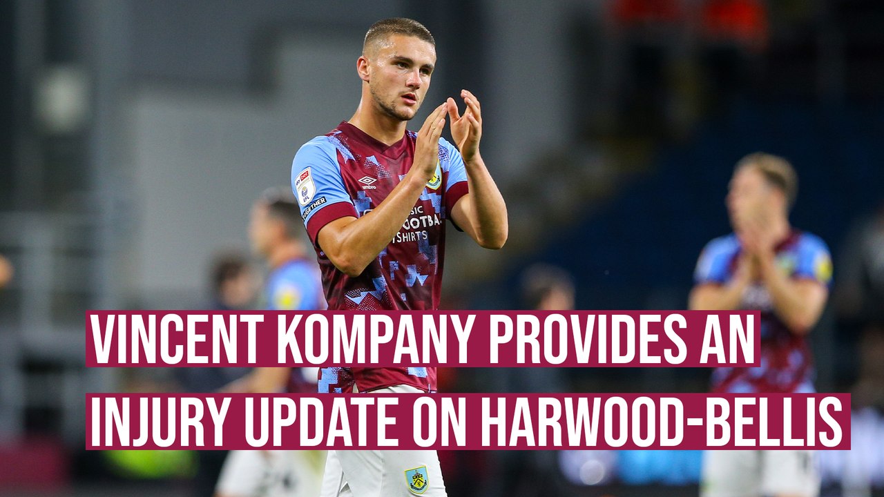 Vincent Kompany provides an injury update on Man City loanee Taylor Harwood-Bellis