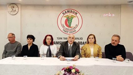 Samsun Tabip Odası: Bizler öyle bir yemin ettik ki dönmeyiz, dönemeyiz