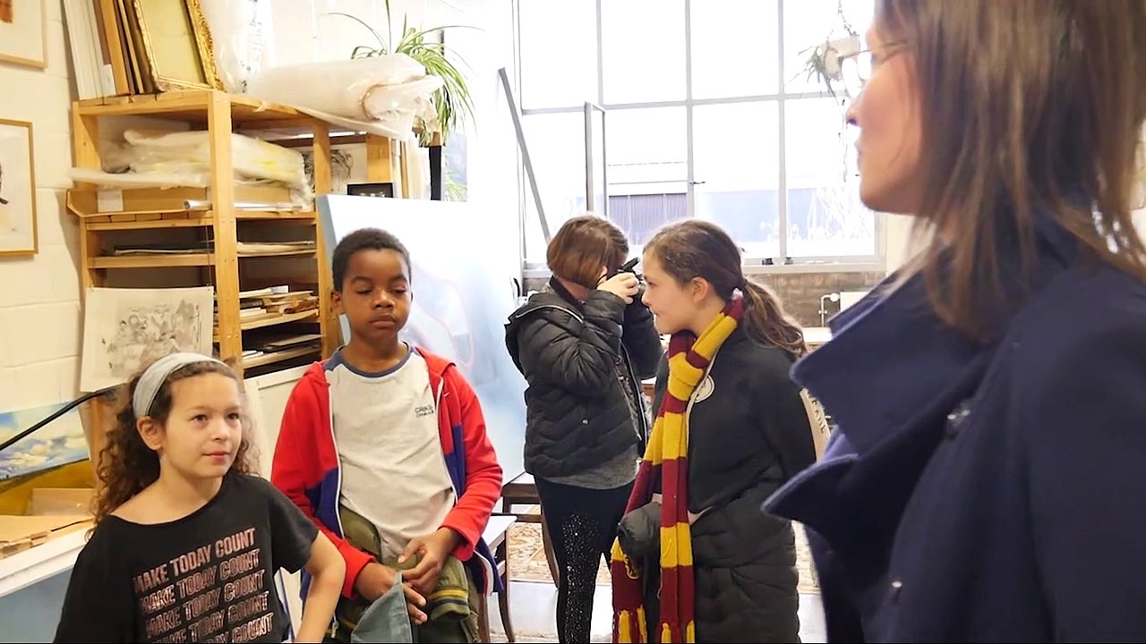 Rencontre Anne Mélan, ateliers d'Esch et discussion sur métier Artiste