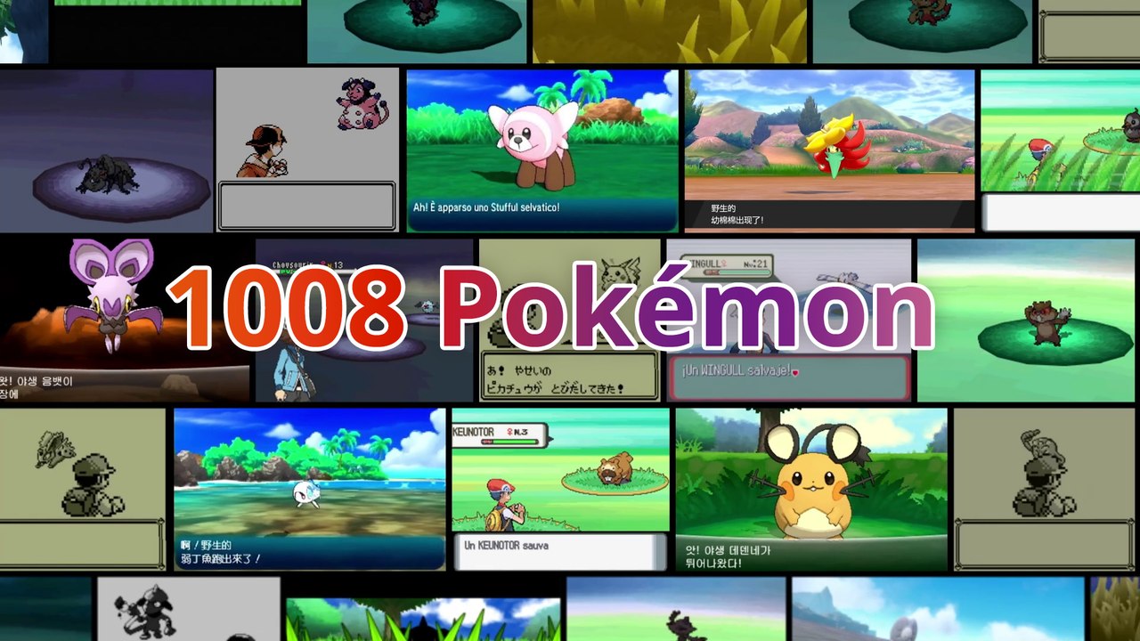 Pokémon vous offre un moment nostalgique, retour sur les 1000+ créatures créées à ce jour !