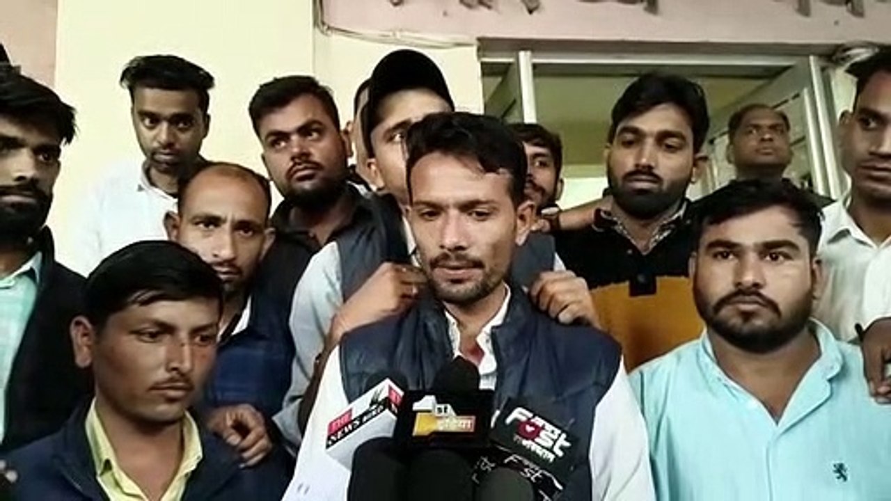 प्रशिक्षण केदौरान घटिया भोजन और टेंट में प्रशिक्षण देने के लगे आरोप सीएमएचओ कार्यालय में किया हंगामा