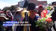 Pérou: des manifestants pleurent leurs morts alors que les heurts se poursuivent