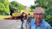 Secretário de Obras de Cruzeiro do Oeste, José Carlos Gigante, sobre forte temporal da noite de quarta