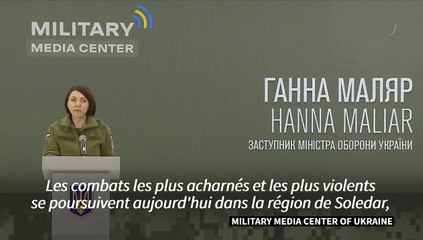 Ukraine: l'armée défend Soledar malgré "une situation difficile" (Kiev)
