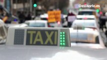 Masiva protesta de los taxistas de Madrid contra la desregulación de Ayuso