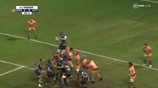 Montpellier Hérault Rugby vs Ospreys: Sam Parry try