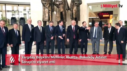 Yargıtay Başkanı Bakırköy Adalet Sarayı'na ziyaret etti