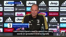 Allegri says Agnelli’s results as president speaks for themselves