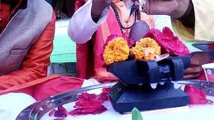251 ब्राह्मणों ने किया लगातार 3 घंटे तक किया रूद्र अ​भिषेक और गुरु पूजन