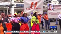 ¡Frente a Presidencial! Sindicato de Hondutel 