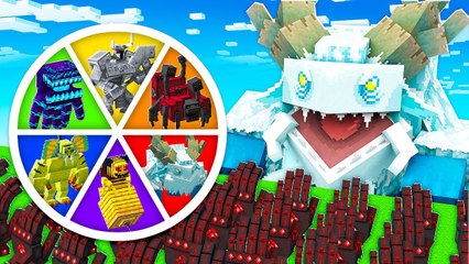 The Roulette of OP BOSSES in Minecraft!