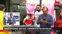 En Nuevo León, uso de cubrebocas en escuelas será opcional