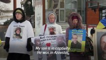 'I don't know where he is': families of Ukrainian prisoners of war raise awareness in Kyiv