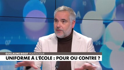 Guillaume Bigot : «Je suis très favorable à l’uniforme»