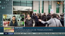 Trabajadores españoles exigen mejoras en la salud pública
