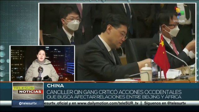 Canciller chino se reunió con el presidente de la comisión de la Unión Africana