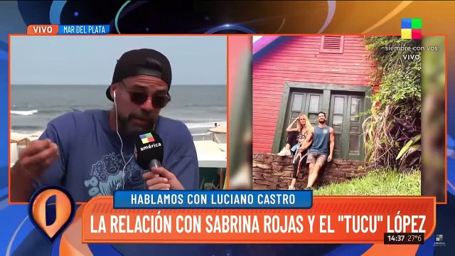 Luciano Castro se sinceró sobre su vínculo con Sabrina Rojas