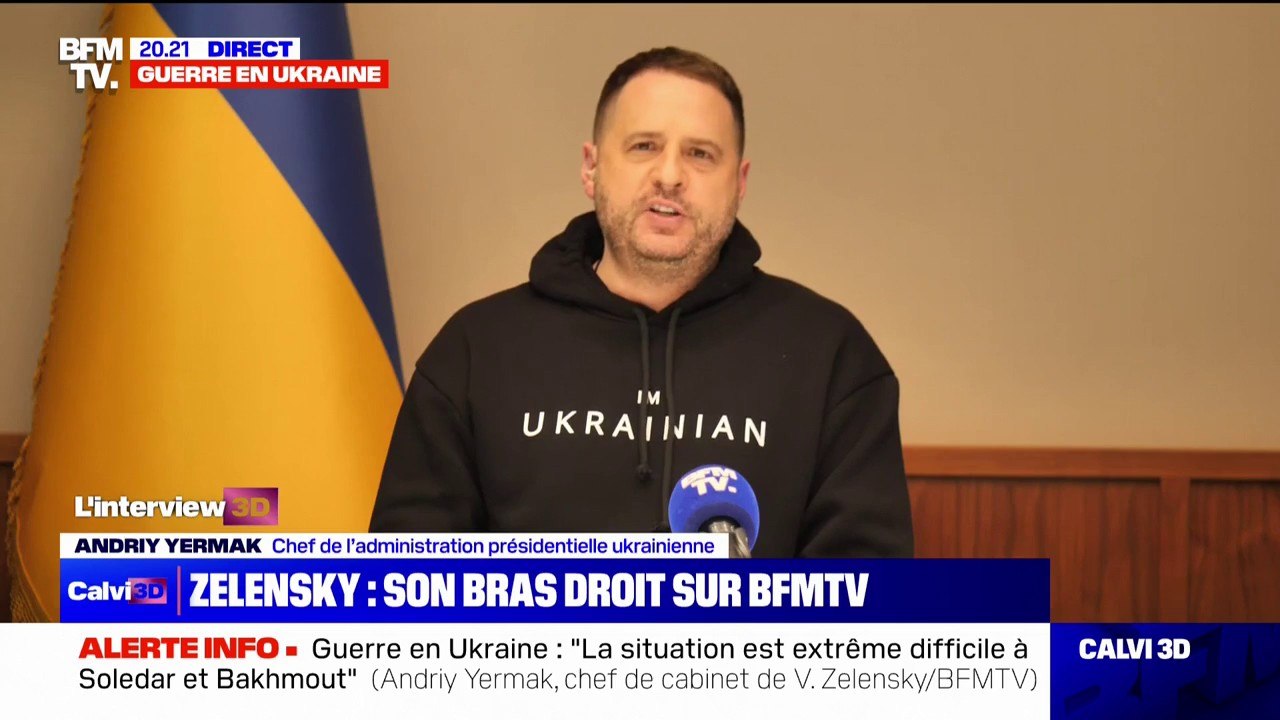 Andriy Yermak, bras droit de Volodymyr Zelensky: "Nous n'avons peur de rien, l'ensemble du monde civilisé a cessé d'avoir peur de la Russie"