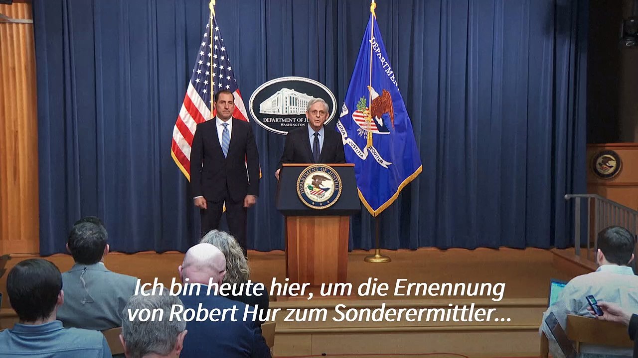 Geheimdokumente bei biden: us-justizminister ernennt sonderermittler